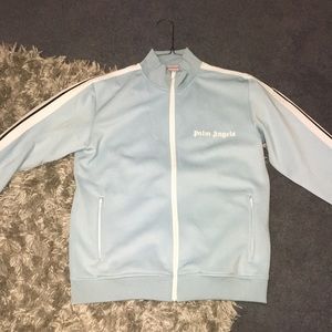 Blue Palm Angles zip up